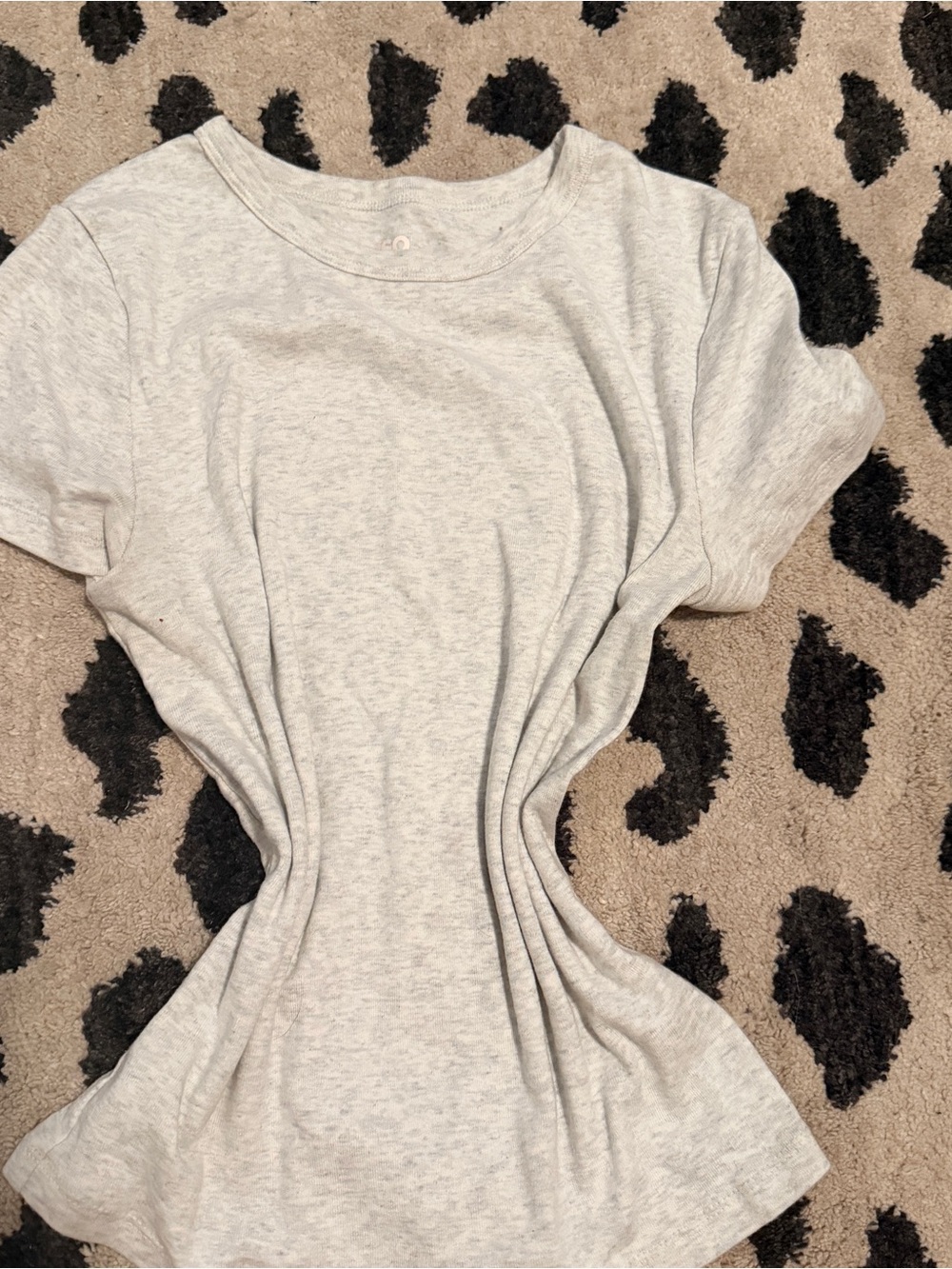 SO Light Gray Short Sleeve Crewneck Tee